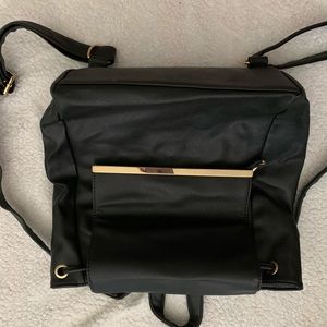 backpack purse with drawstring close.